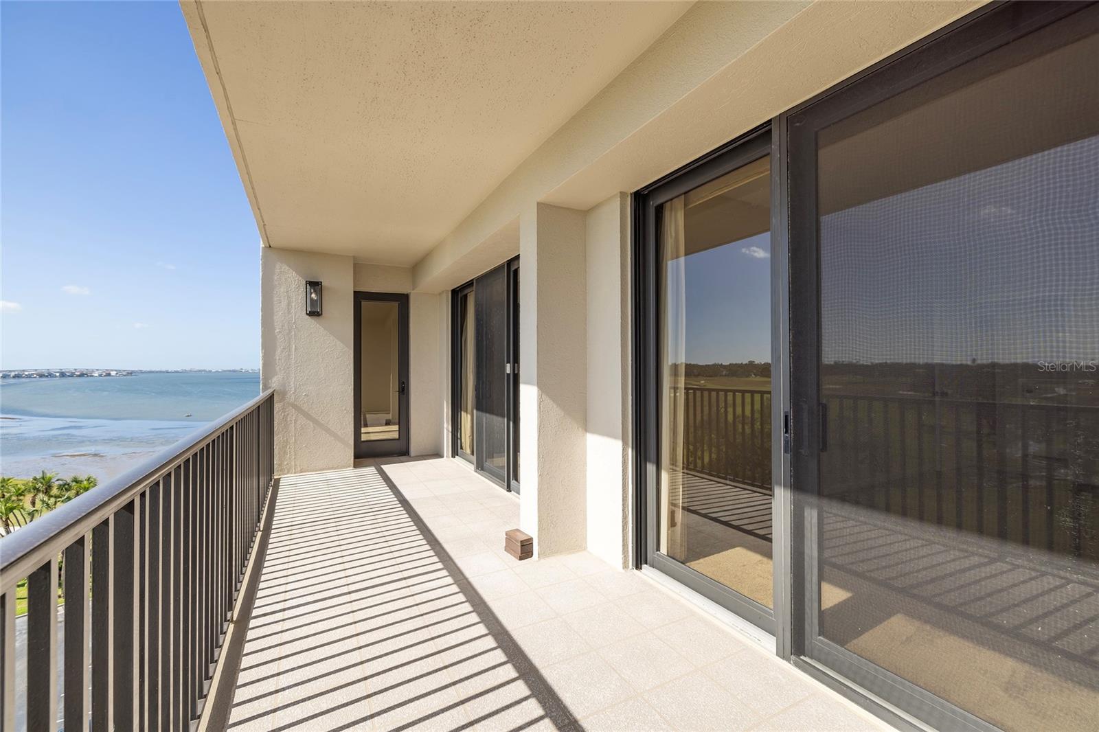 Large Balcony with access throughout the entire condo