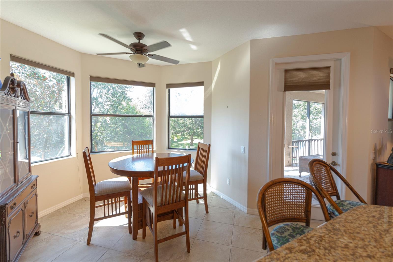 From Kitchen if Dining area to Pond and and upstairs screened in porch