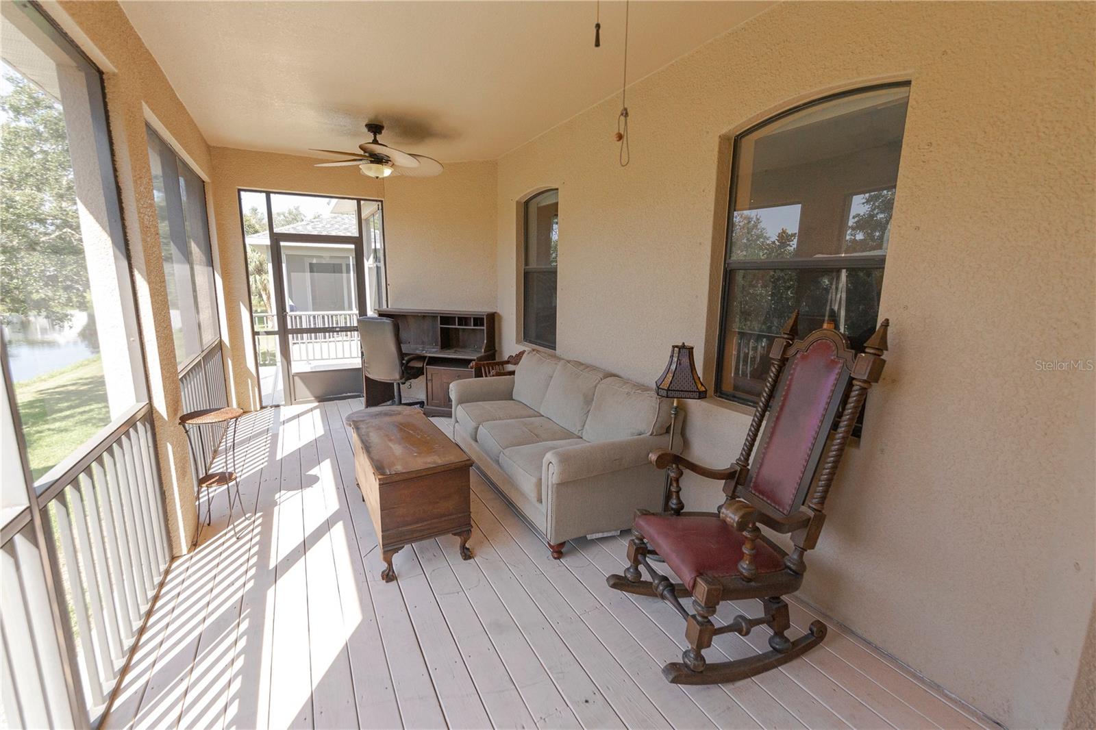 Upstairs backyard Screened-In Porch