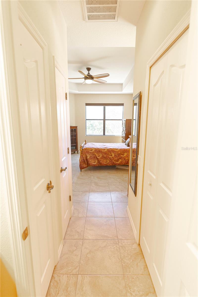 From Master Bath to Master Bedroom.