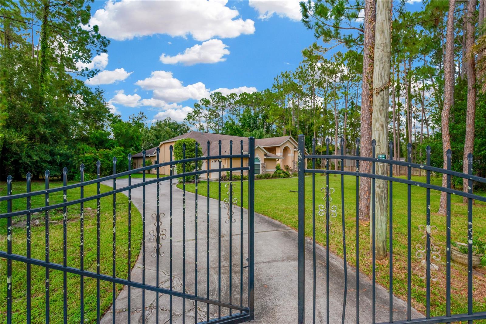 Gated entrance