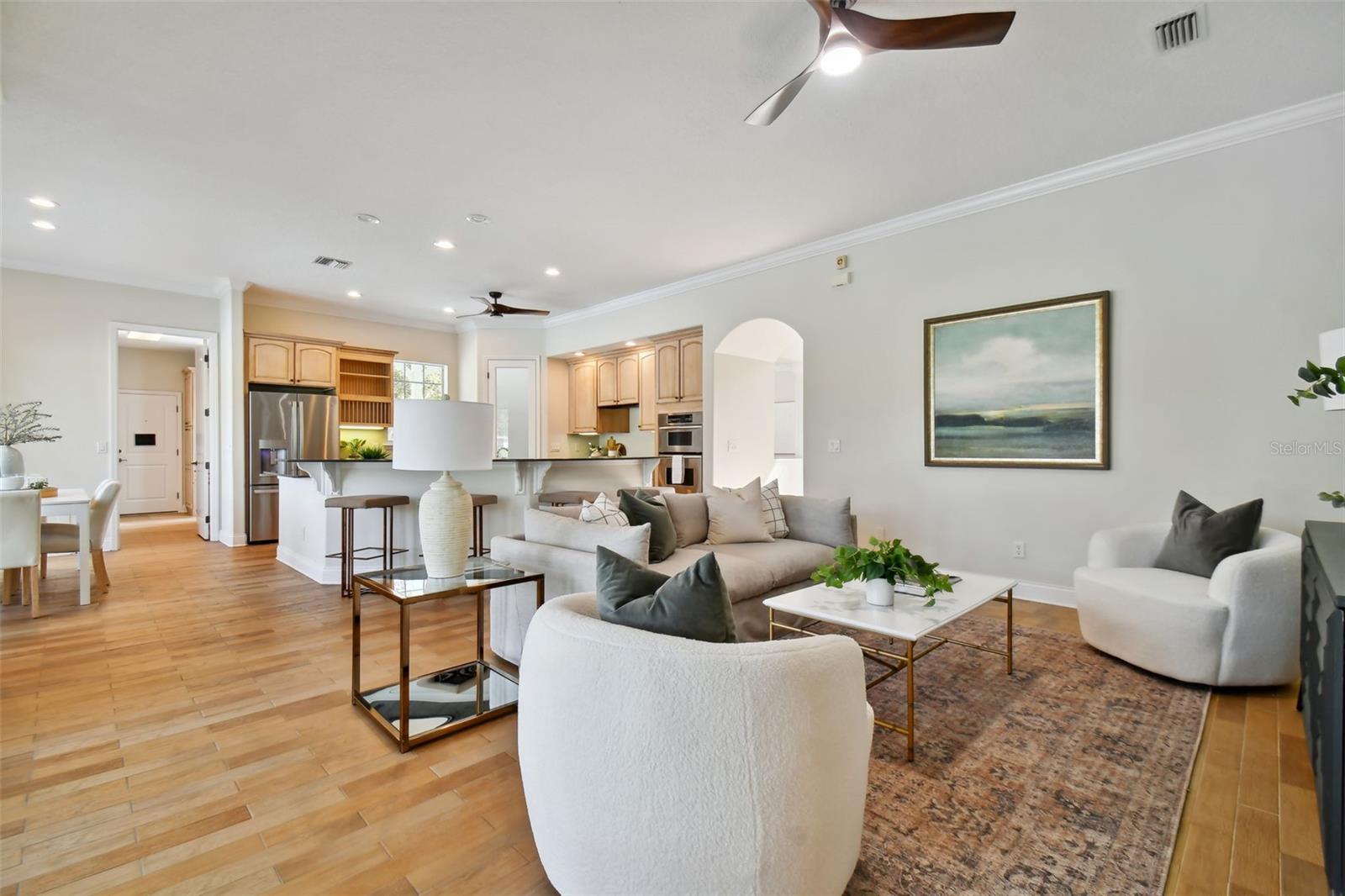 Open concept kitchen family room