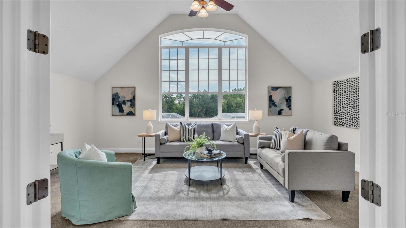 Upstairs living room shared space for bedrooms