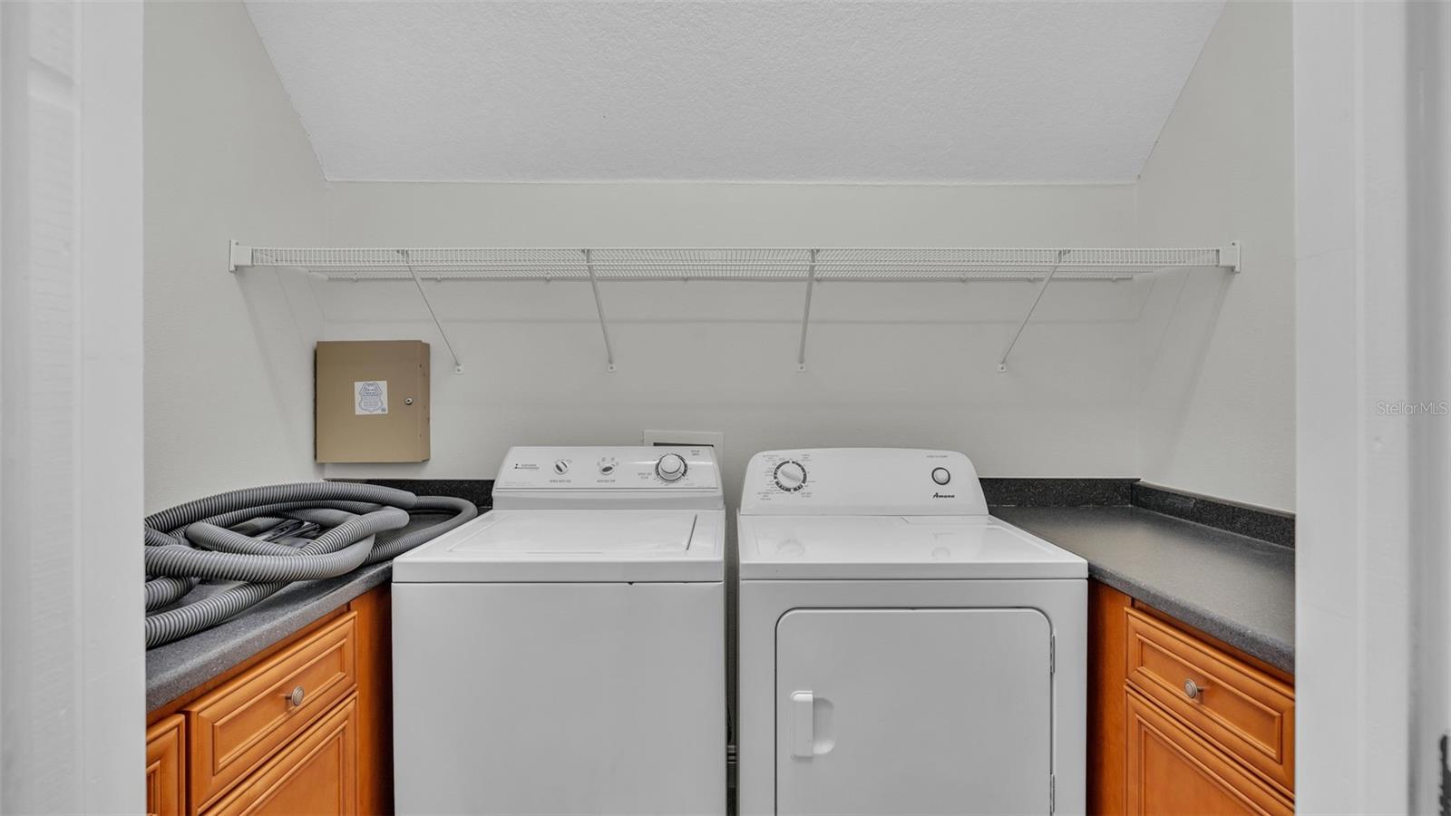 apartment's laundry room