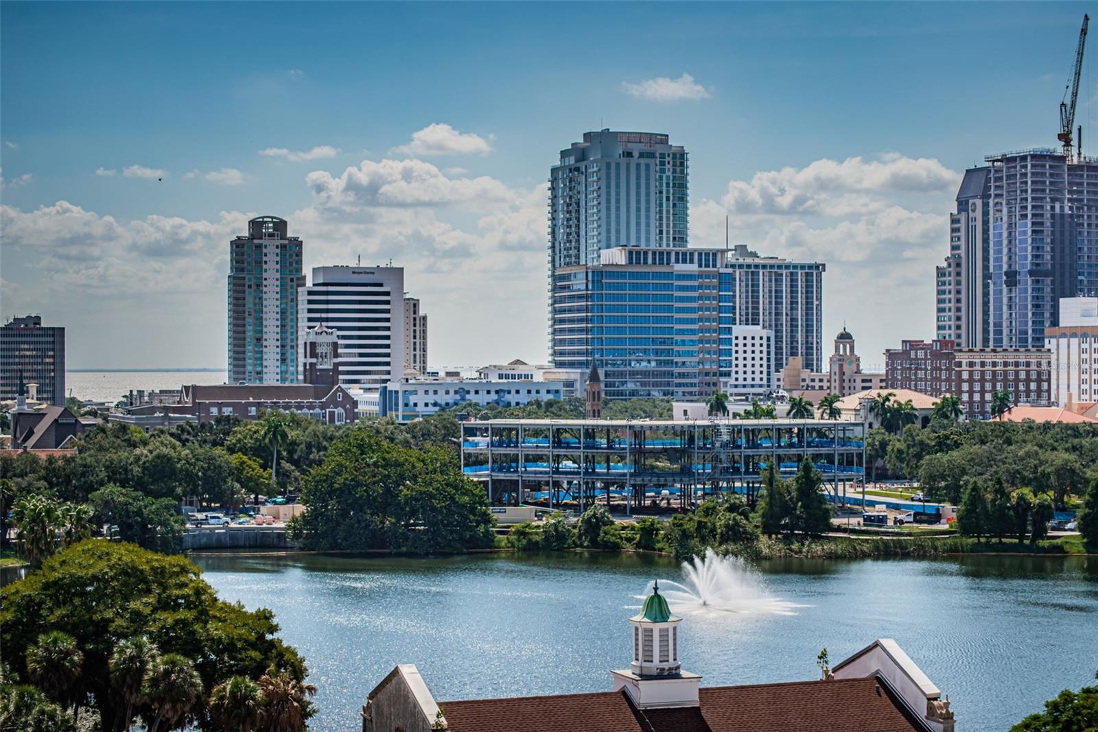 South East View over Mirror Lake to Tampa Bay