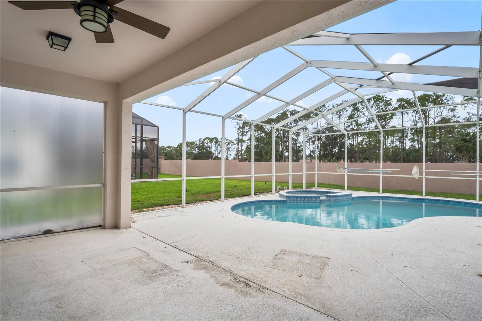 Covered Lanai and Pool