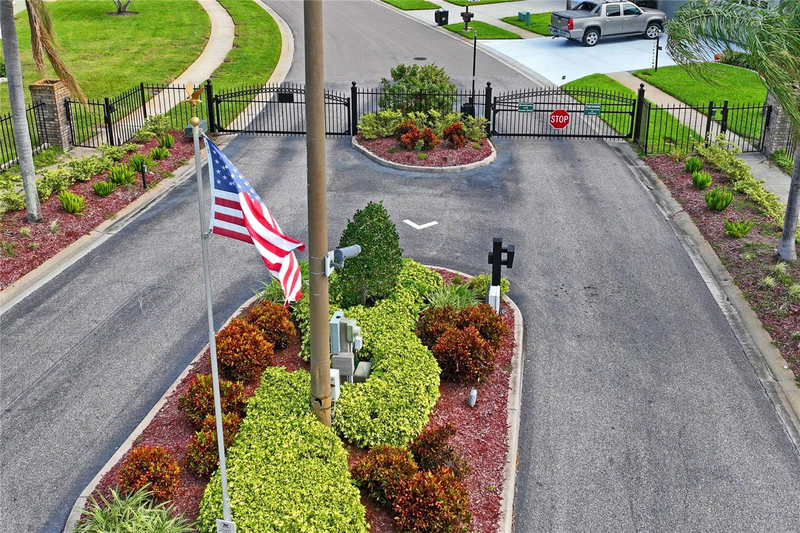 Gated Community Entrance