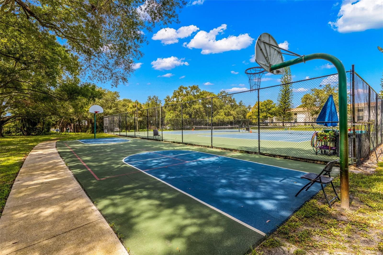 Tennis, Basketball and Pickleball Courts