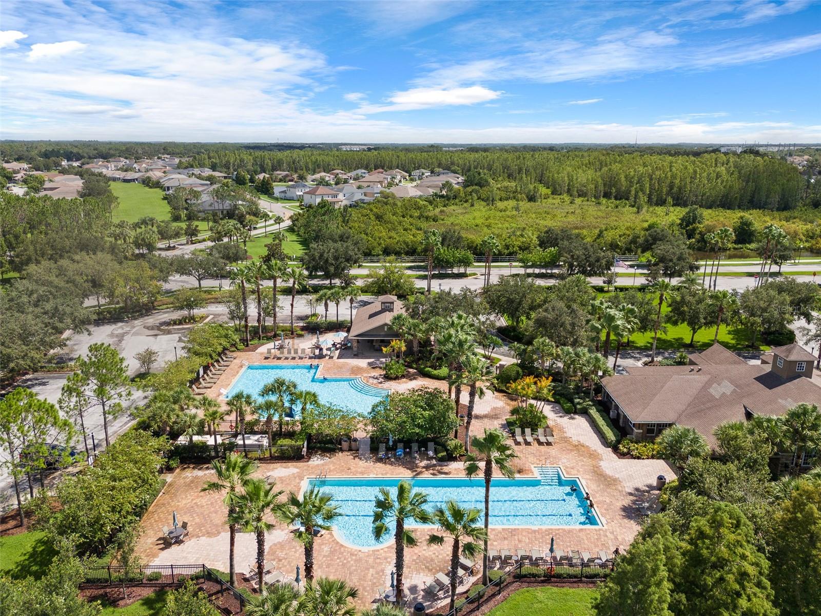 Community Pools featuring Lap pool as well as Recreation pool