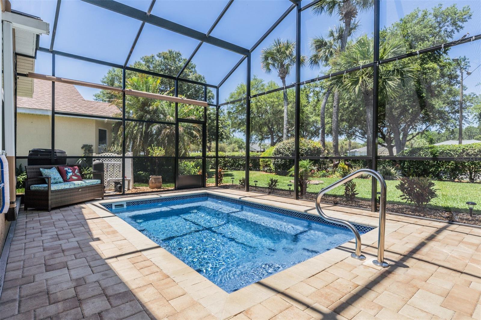 PAVER DECK around pool