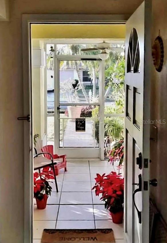 Front Entrance looking at Front Covered and Screened Lanai