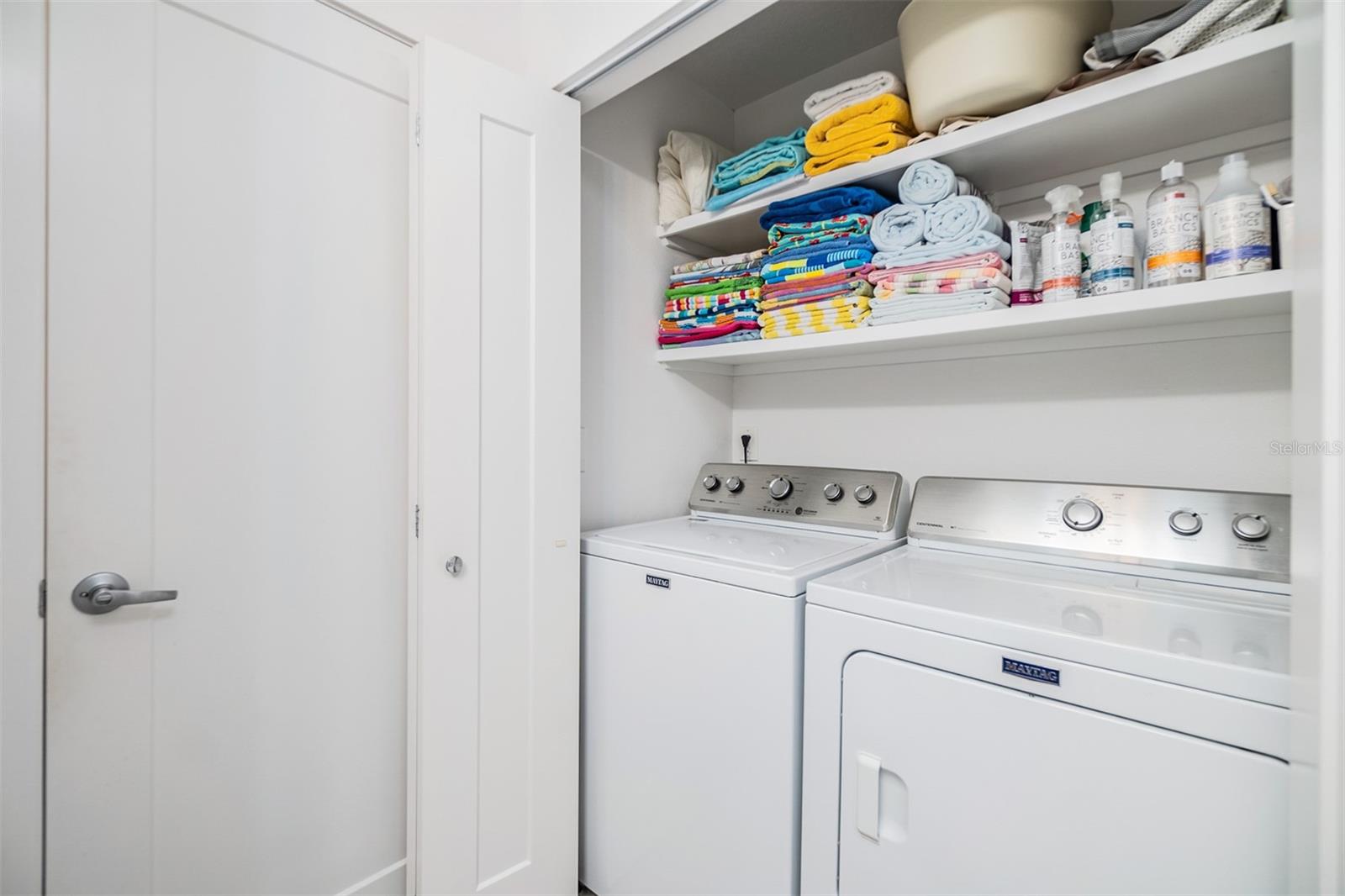 Landry closet in Guest Bathroom.