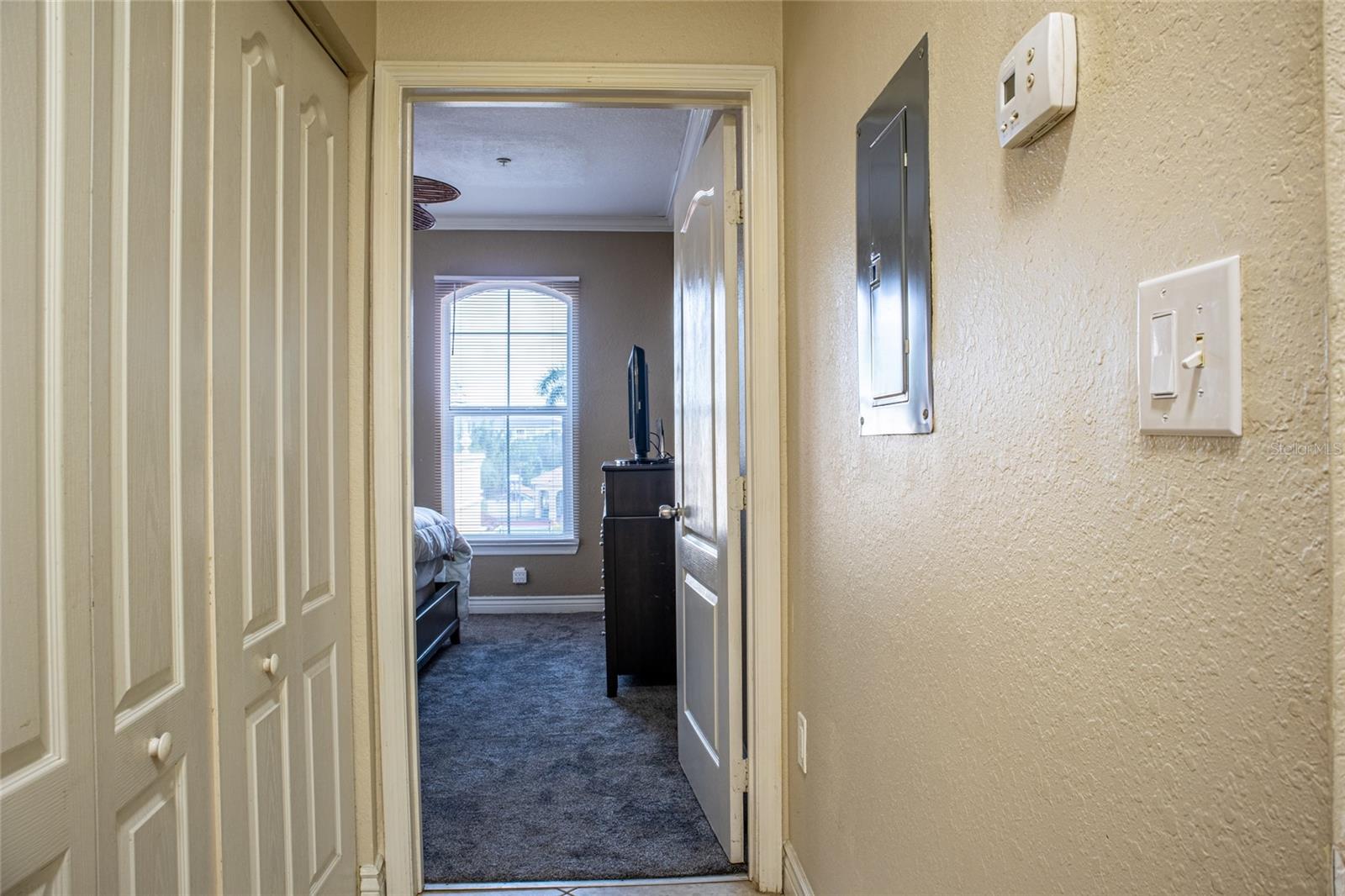 laundry room and hall