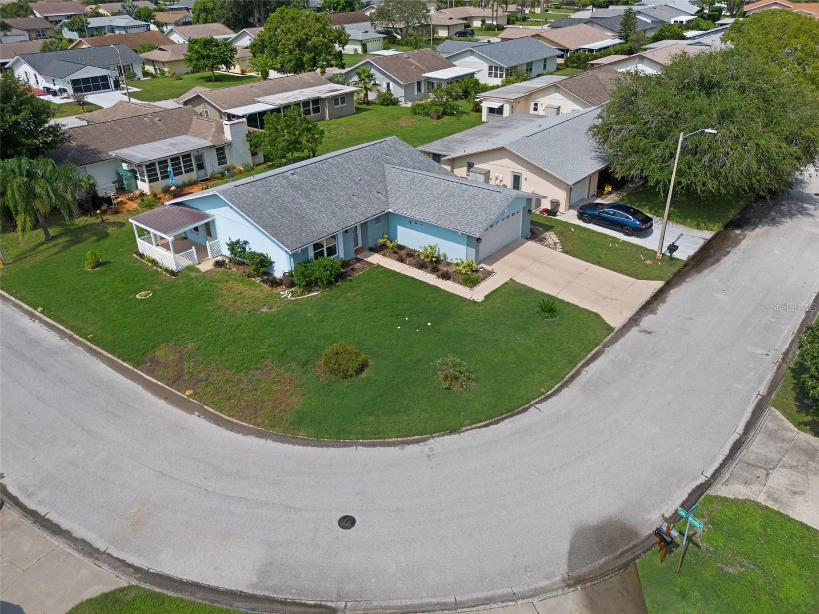 Drone Aerial Corner View