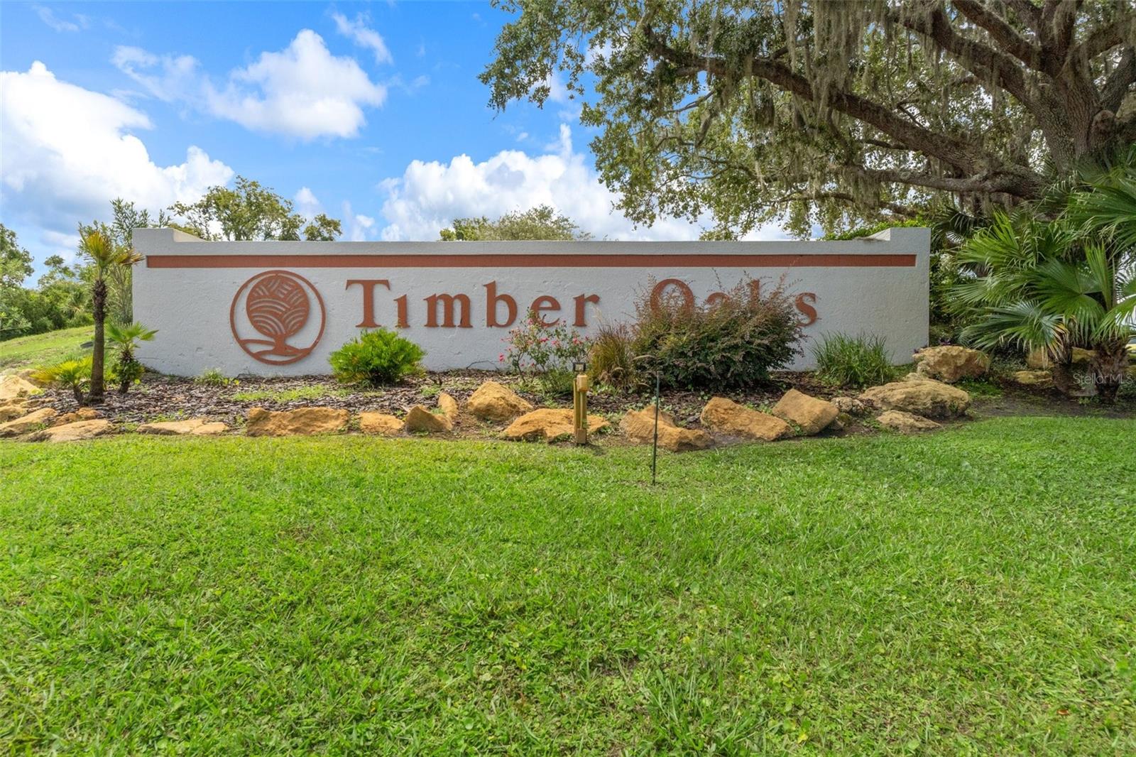 Timber Oaks Entrance