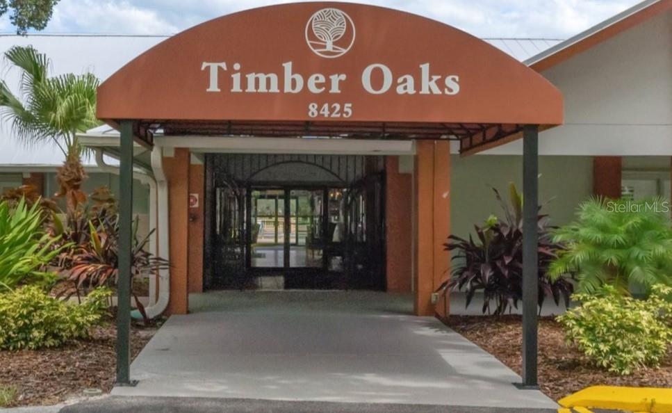 Timber Oaks Clubhouse Entrance