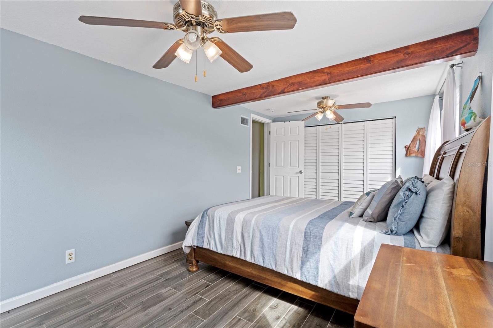 Primary Bedroom open to Kitchen