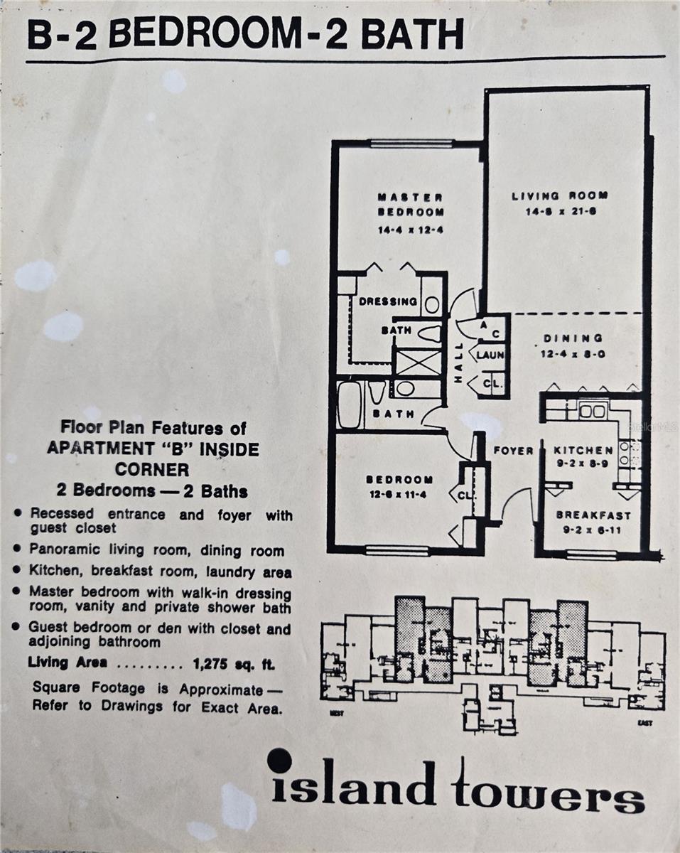 FLOOR PLAN FROM 1973