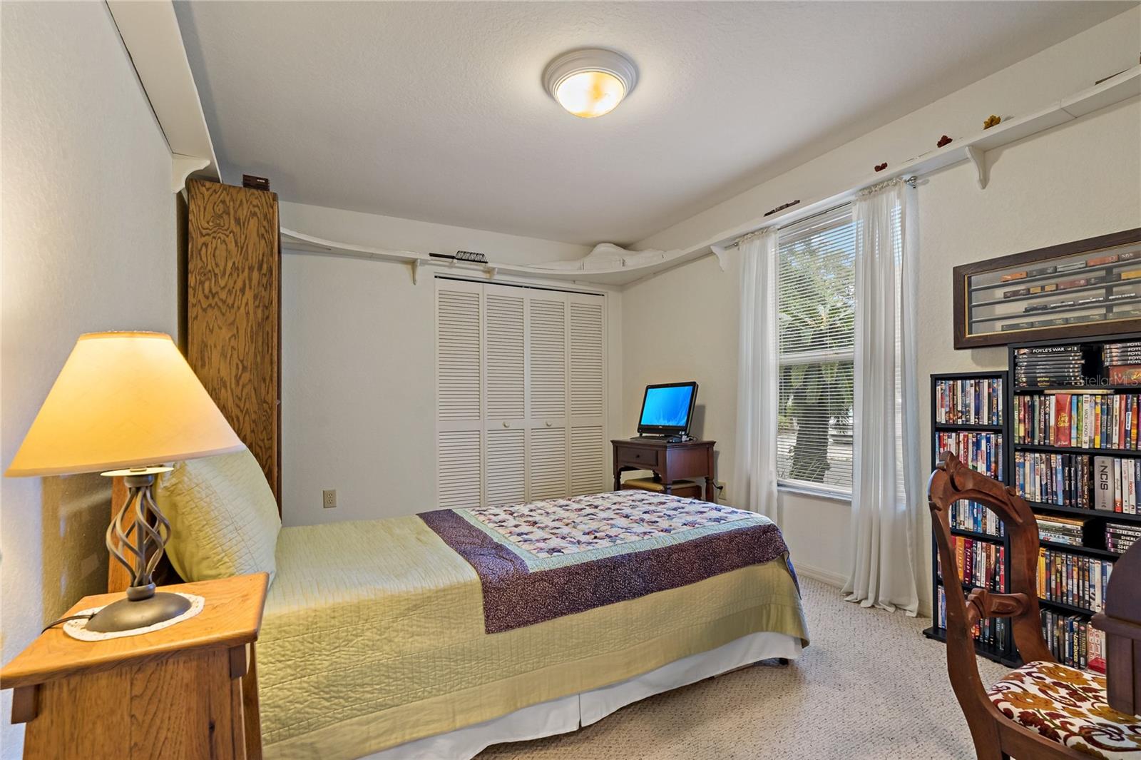 Guest Bedroom with Berber Carpet