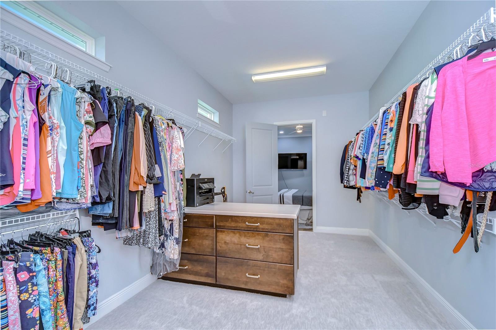 Primary suite has HUGE walk-in closet!