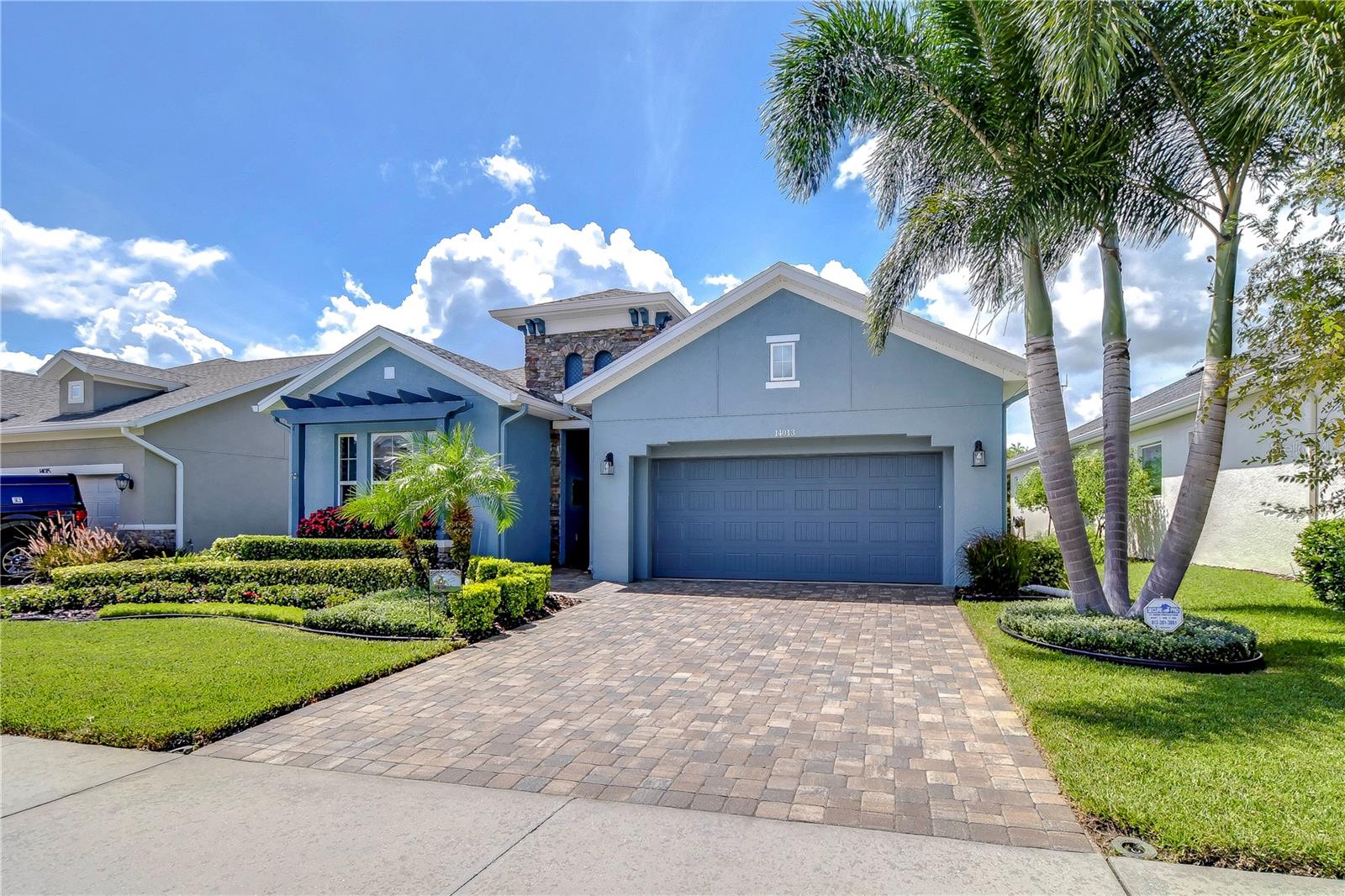 Beautiful pavered driveway!