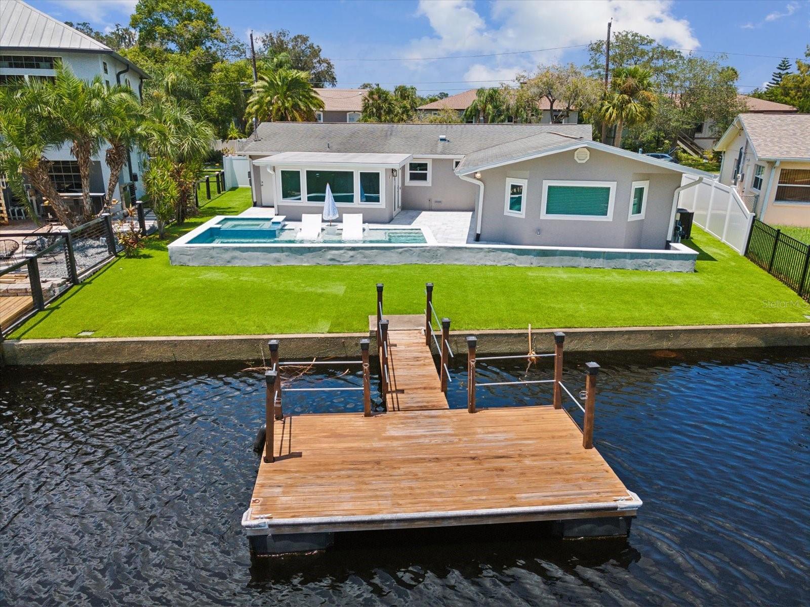 View of property from the Canal