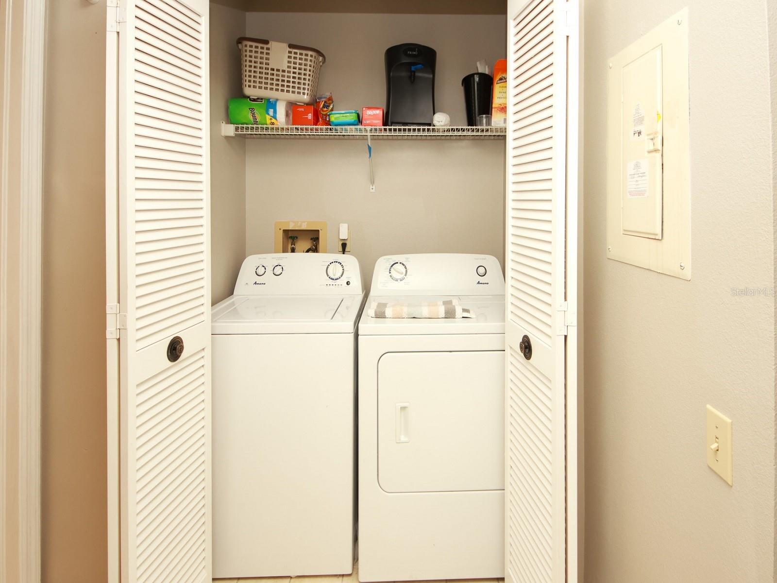 Laundry closet