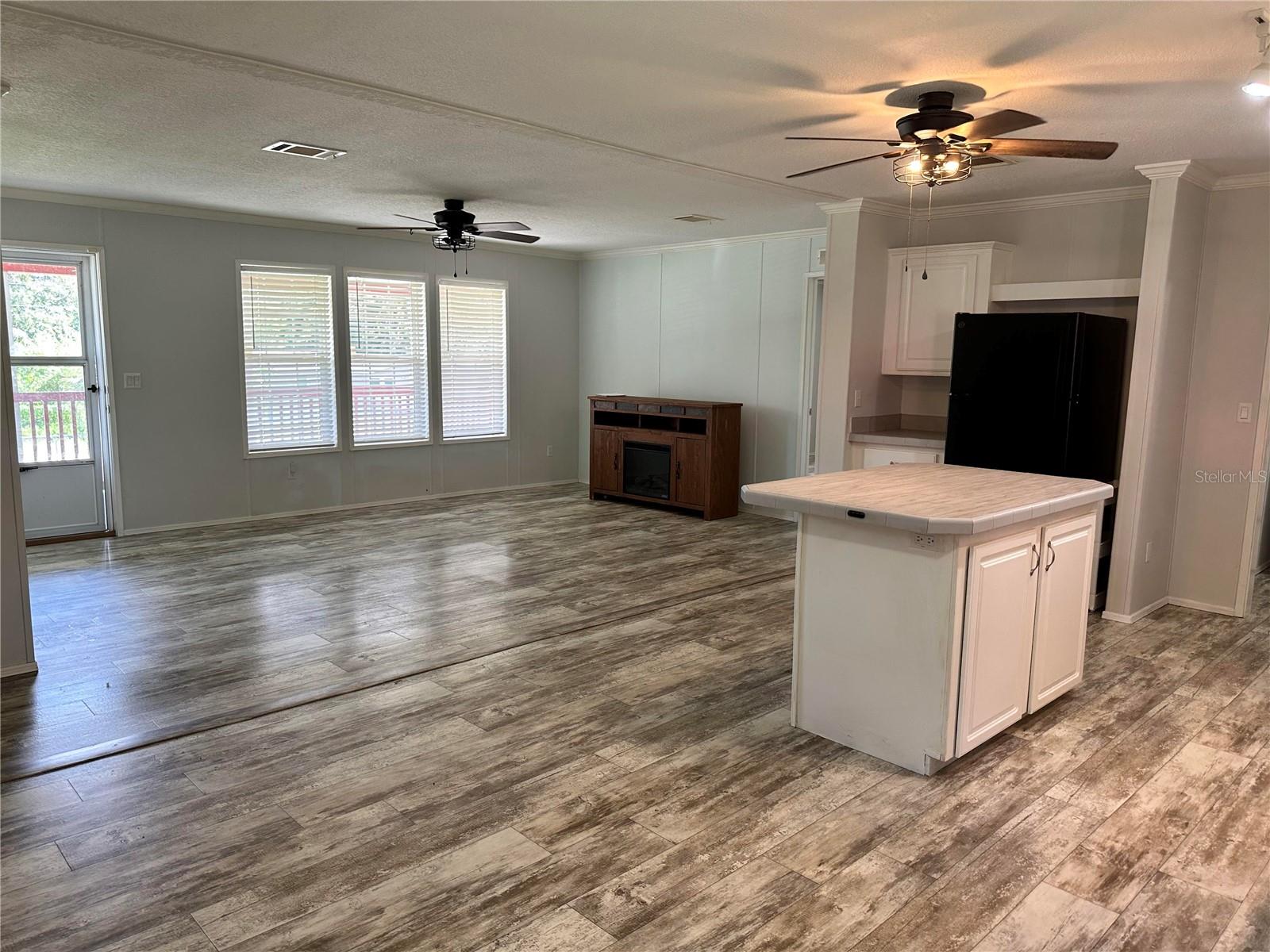 Dining area to Living Room