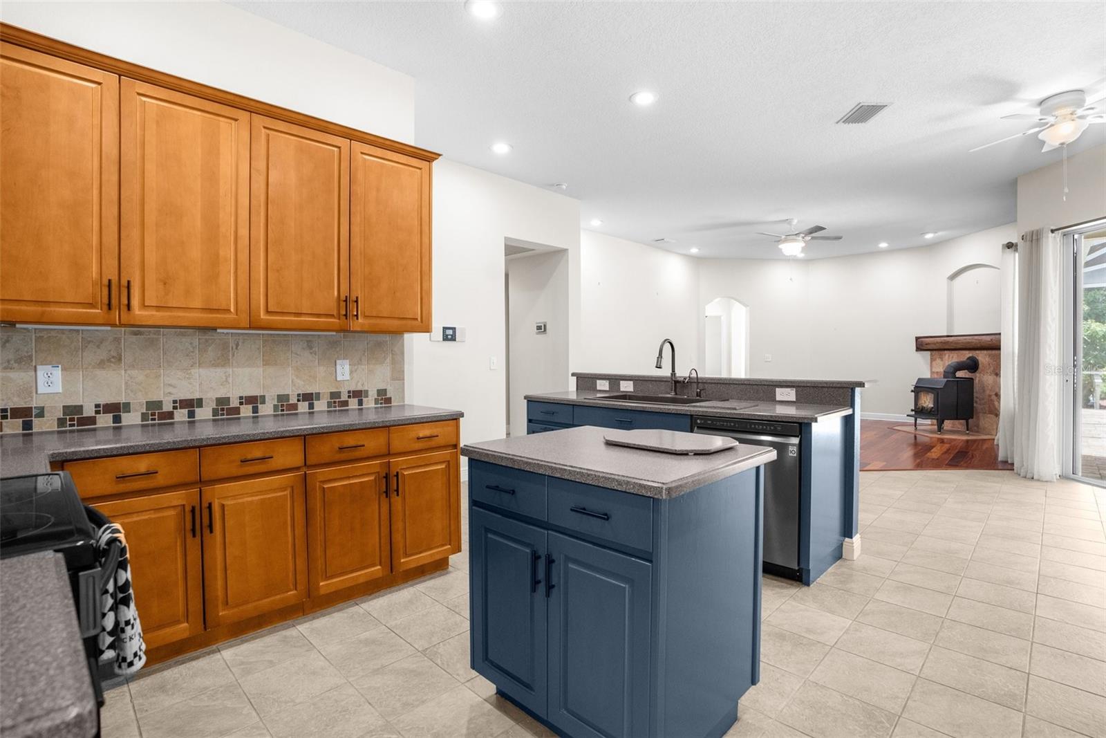 Kitchen w/ View of Living Room 2