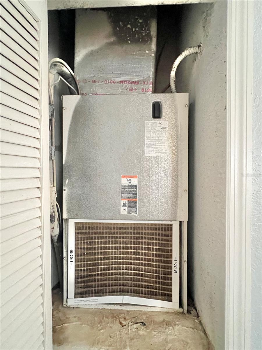 Air handler closet