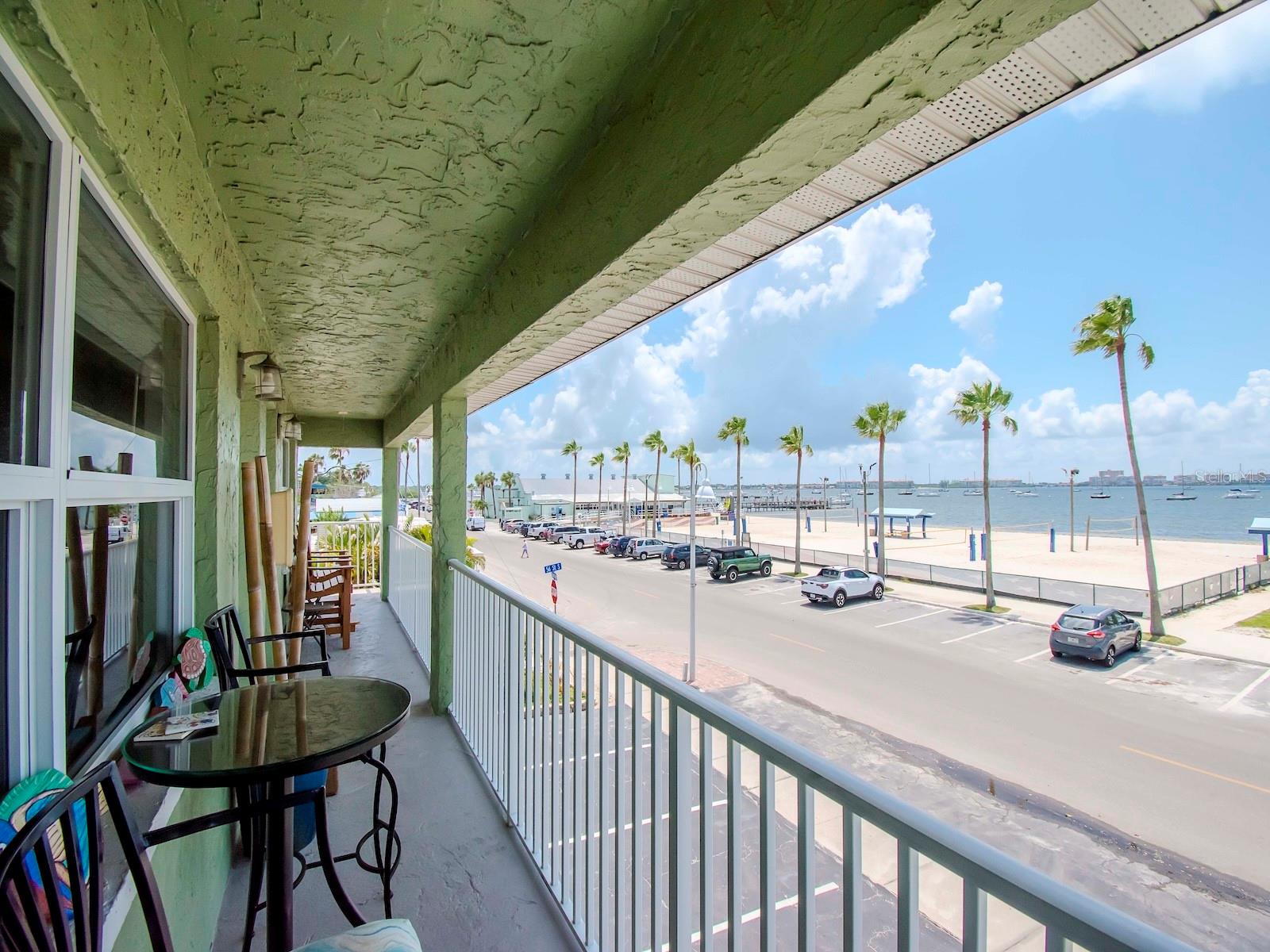 Front Balcony with a view.