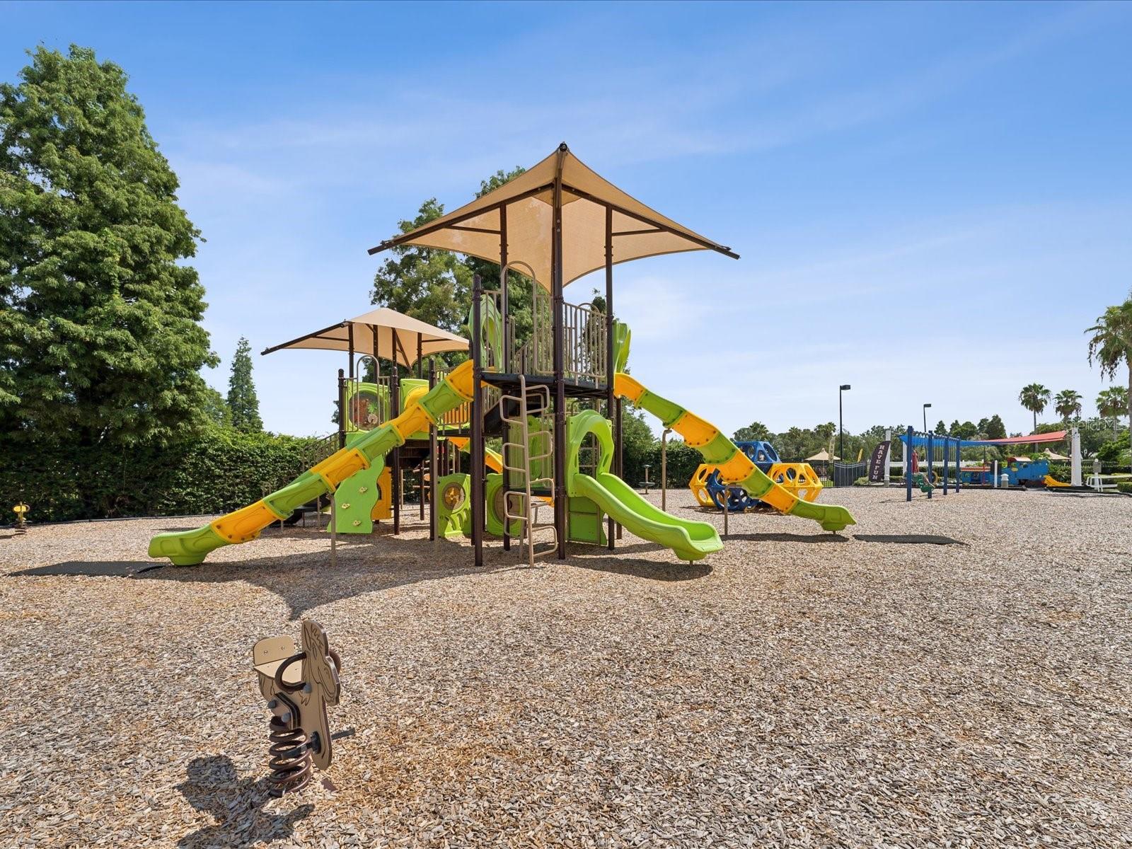 Slide into great times in this multi-level jungle gym! Never a dull moment for any age.