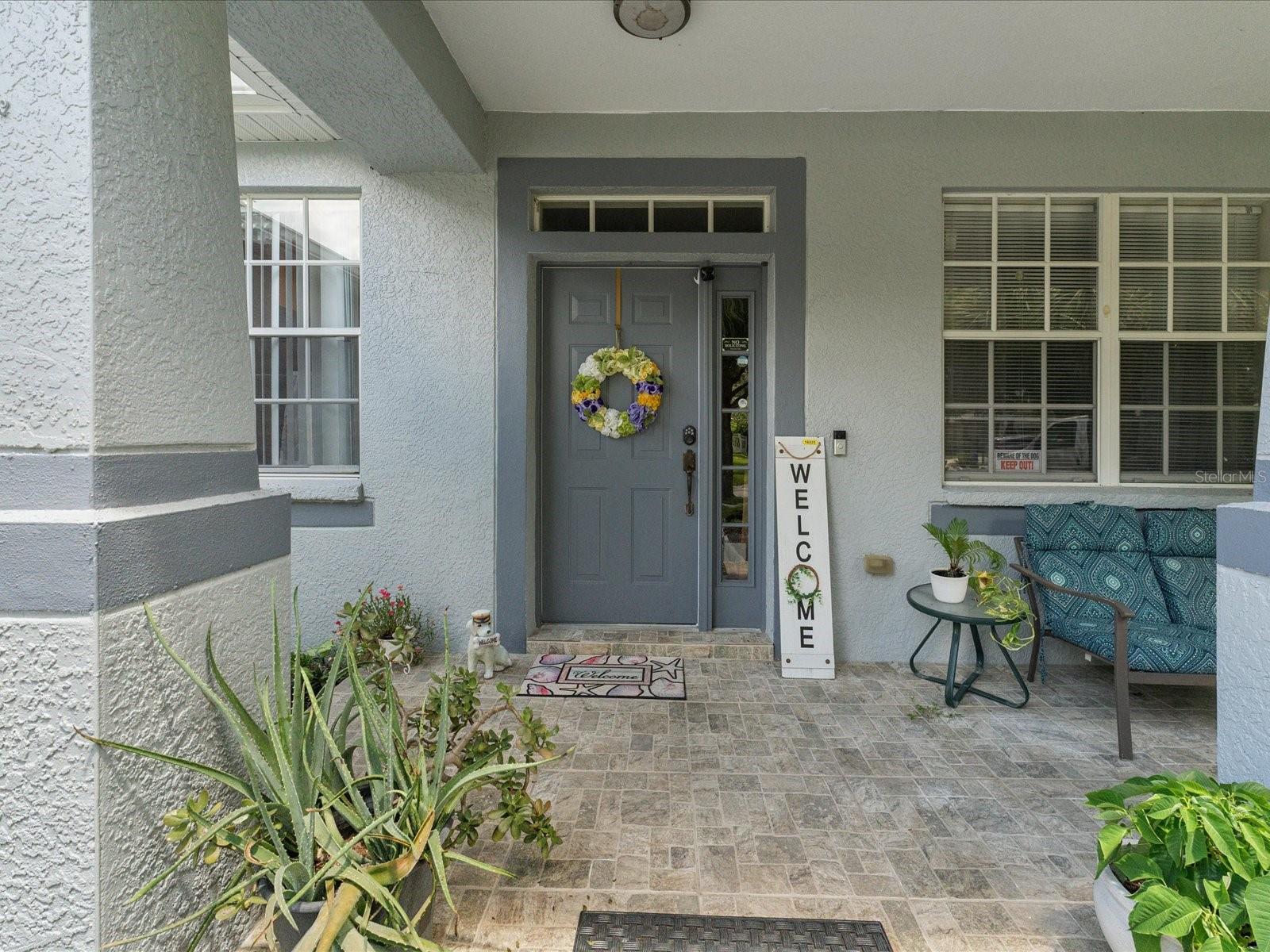 Weather all of the elements on this front porch.