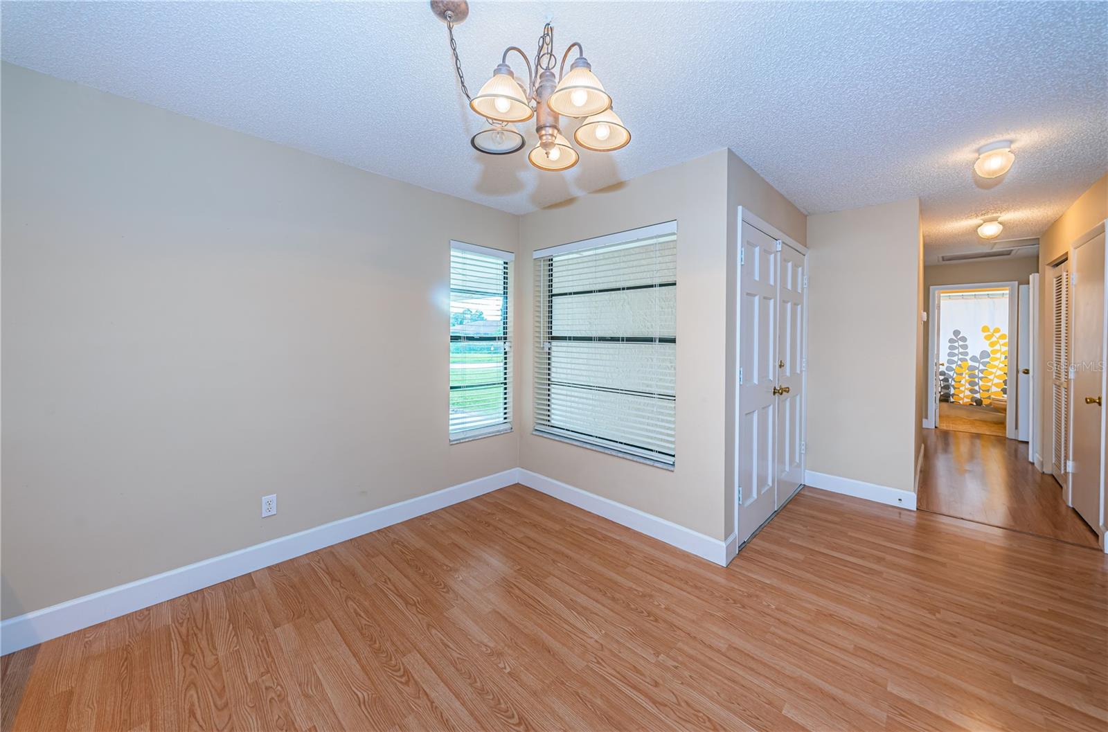 From family room looking down hall