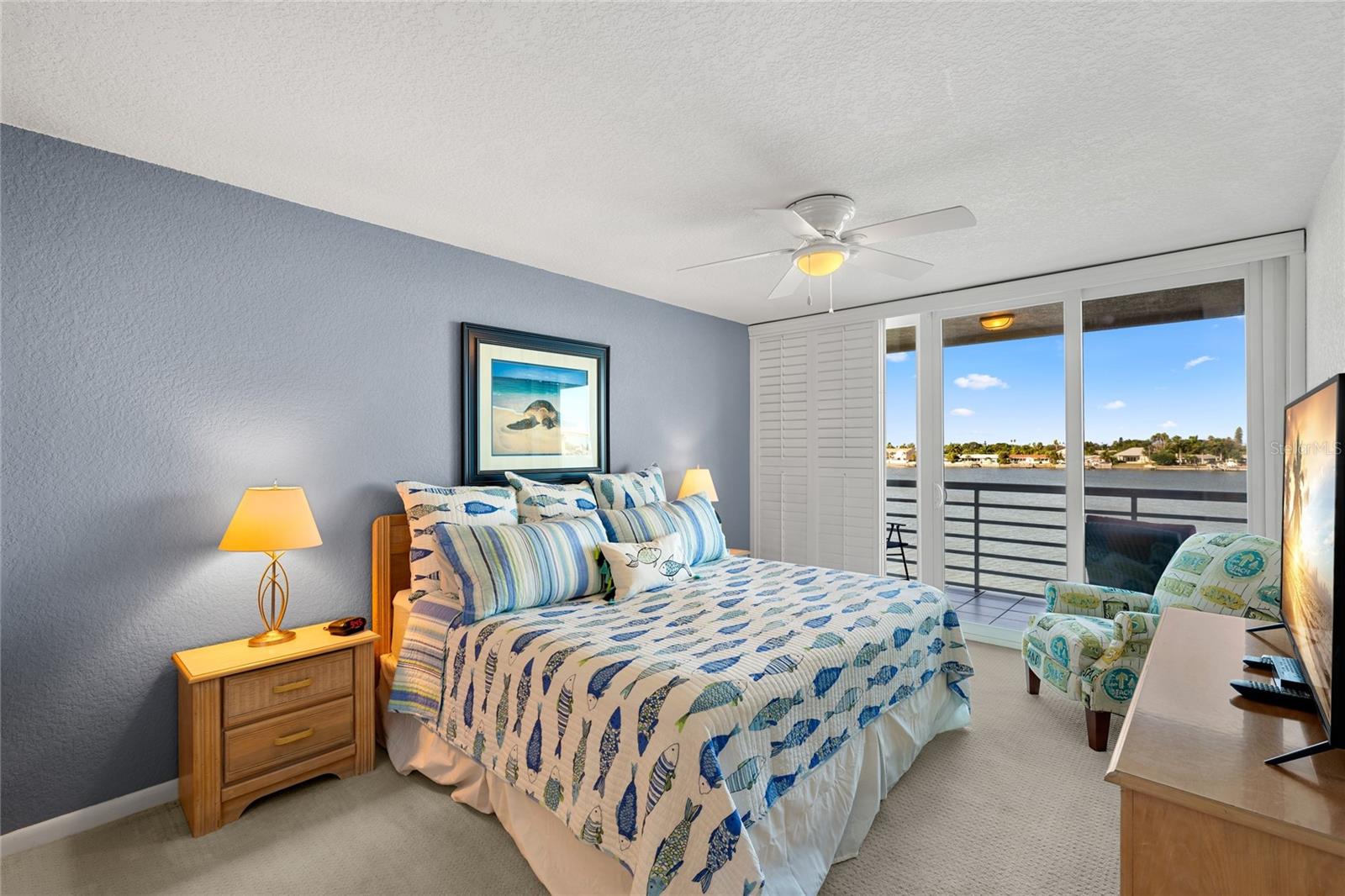 Primary Bedroom with Water View