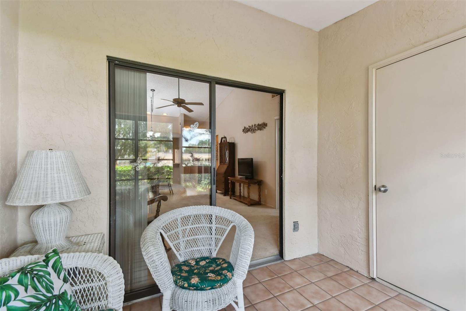 Screened Porch w/ Vinyl Windows and 7x2 Storage Closet