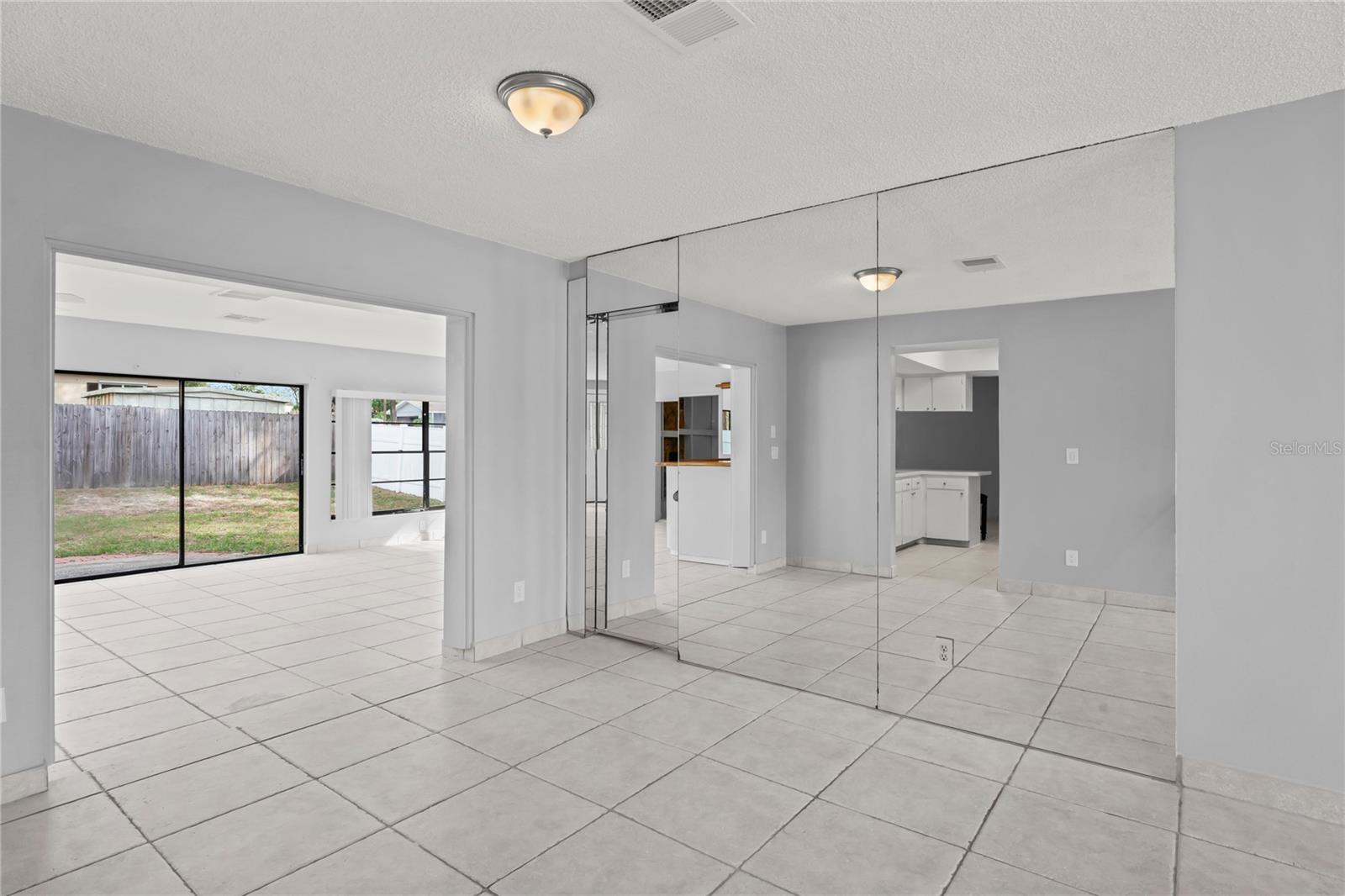 Dining Area & Door to Master Bedroom