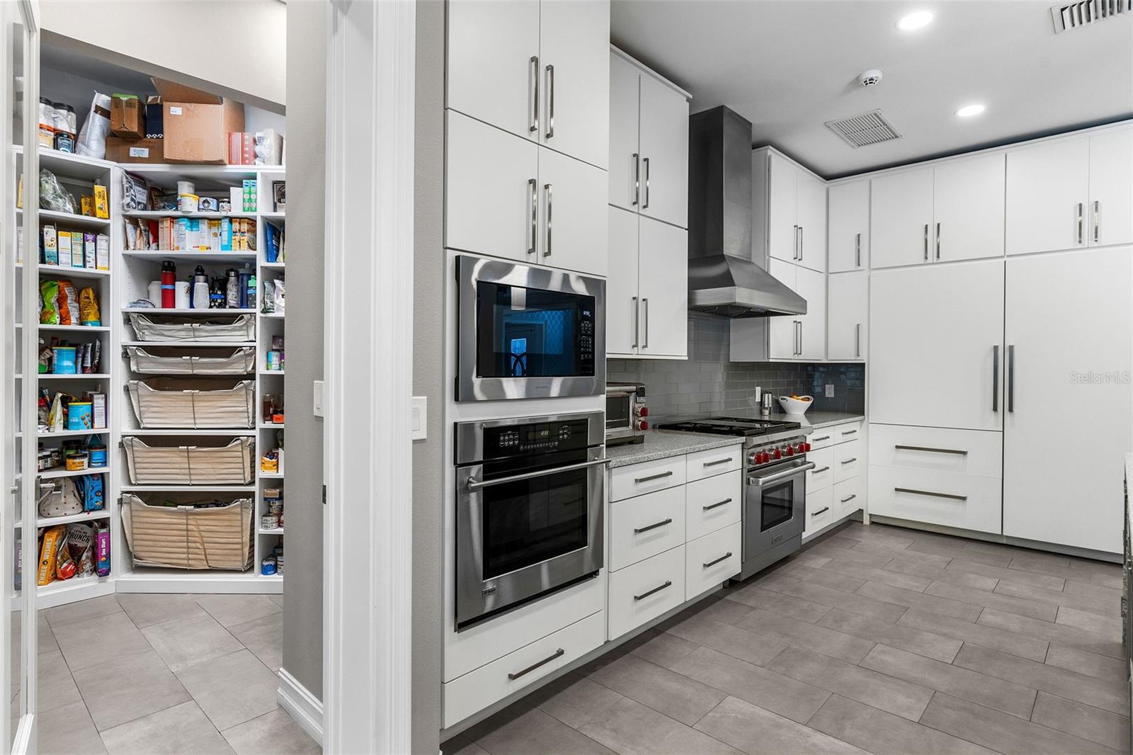 Kitchen and pantry