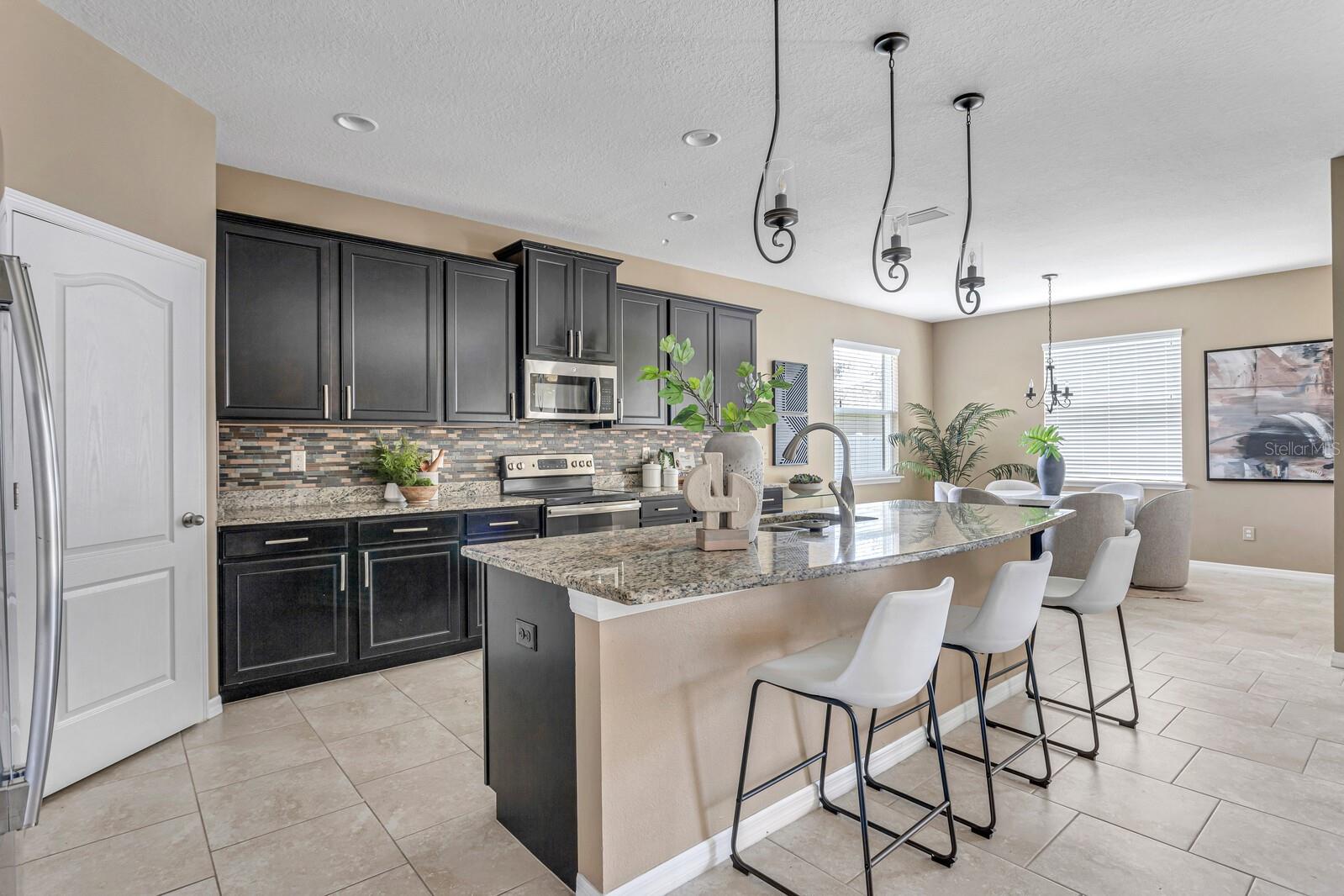 Kitchen Island  and Pantry