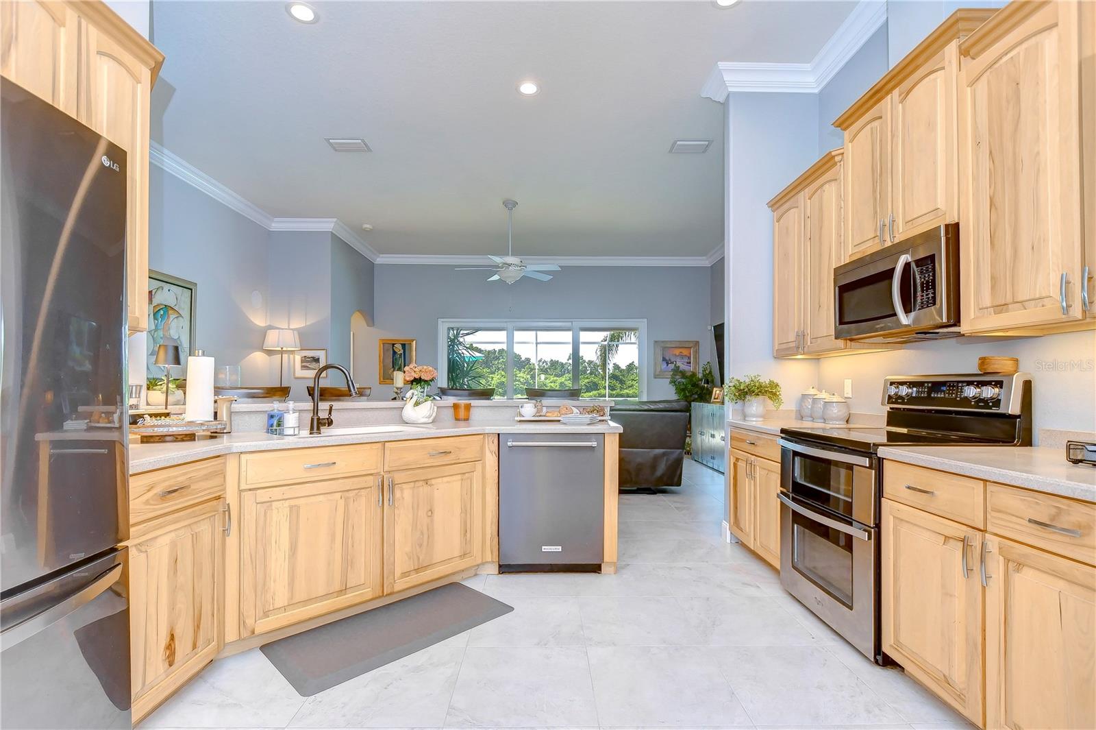 Updated kitchen boasts an open concept design!