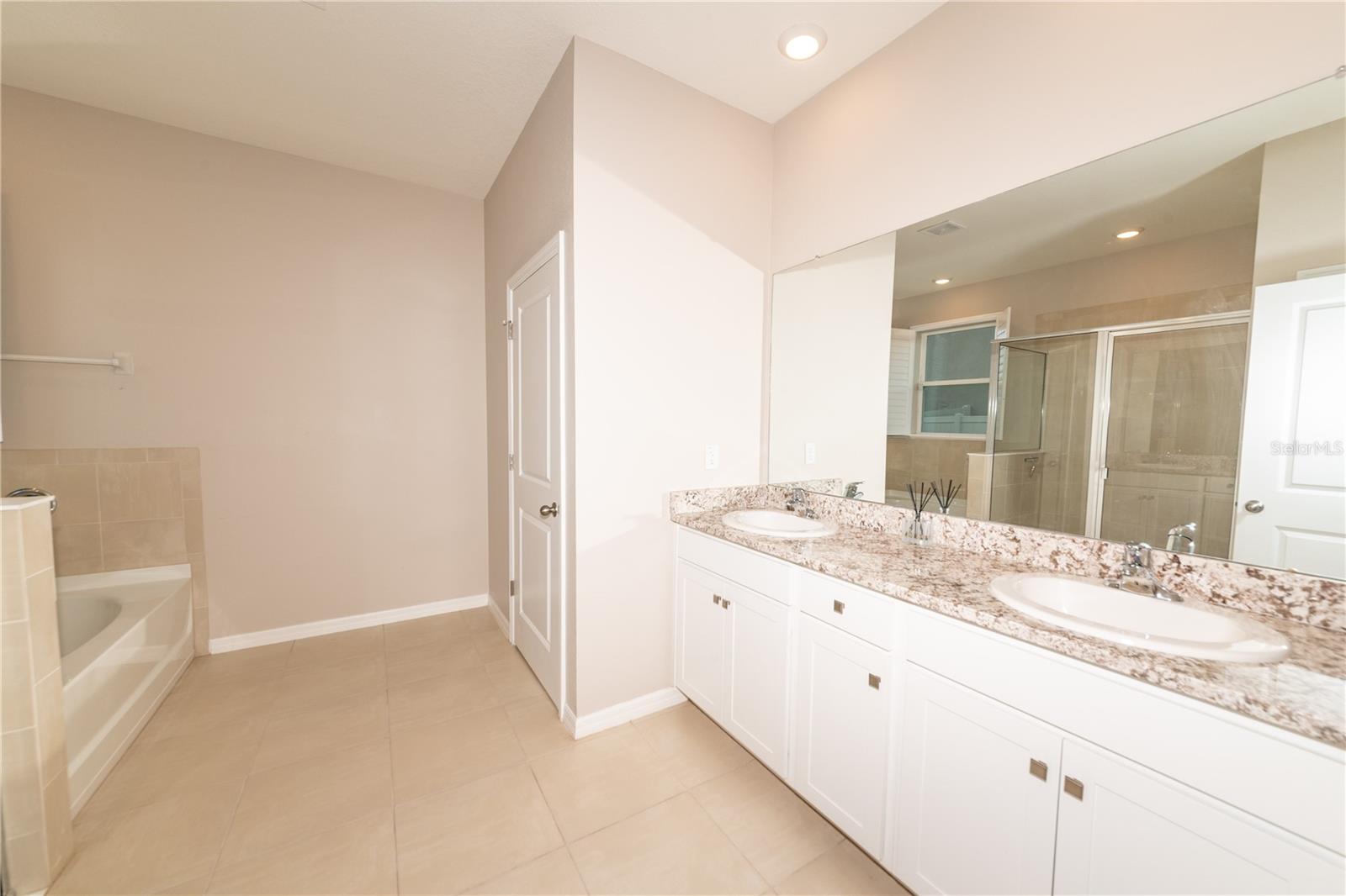 Master Bathroom with Double Sink