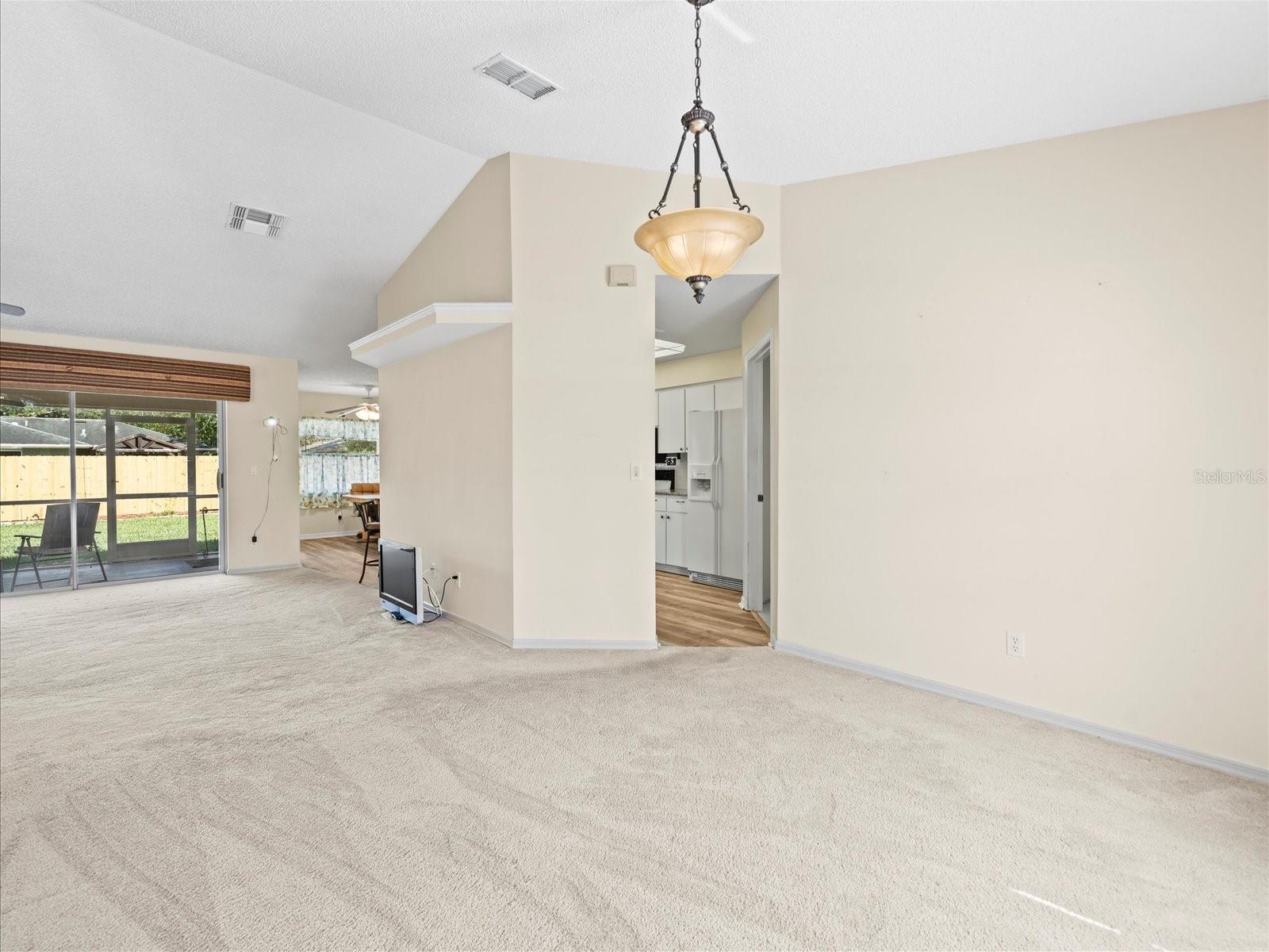 Dining Room open to Living Room