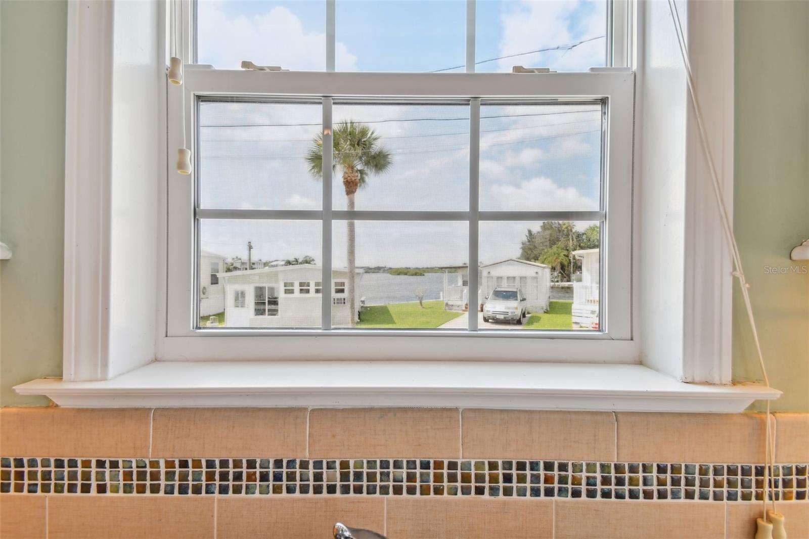 Kitchen Window overlooking the Water