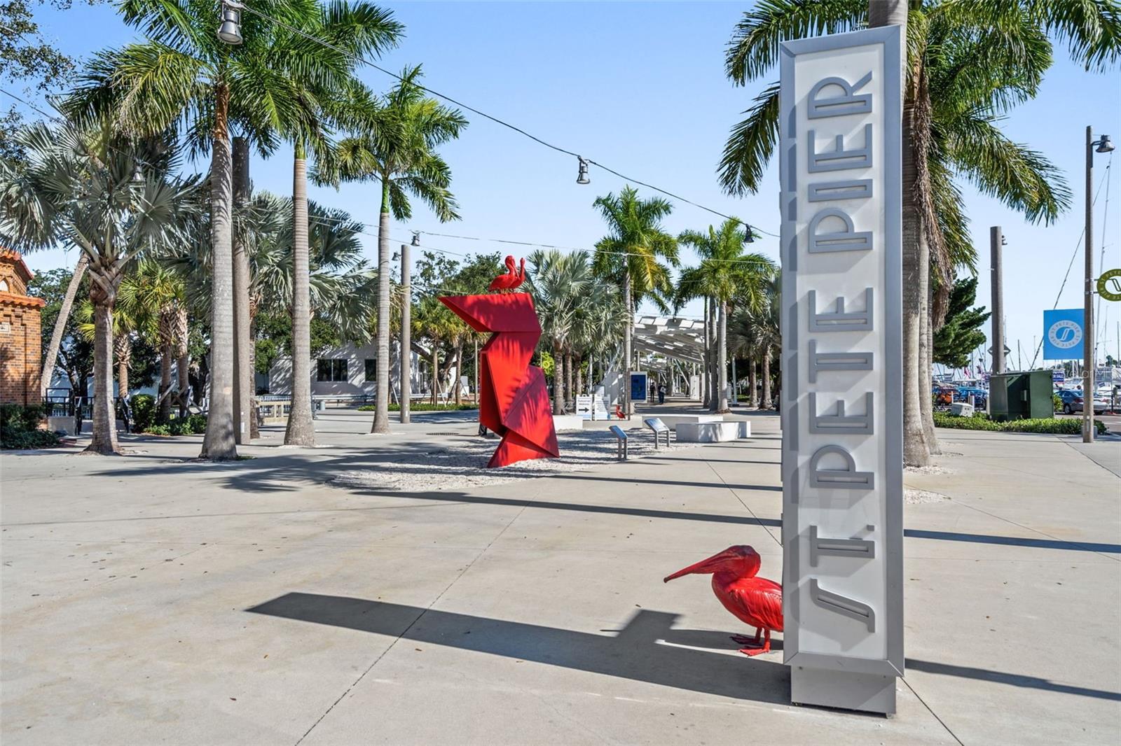 Walk down to the St. Petersburg pier.