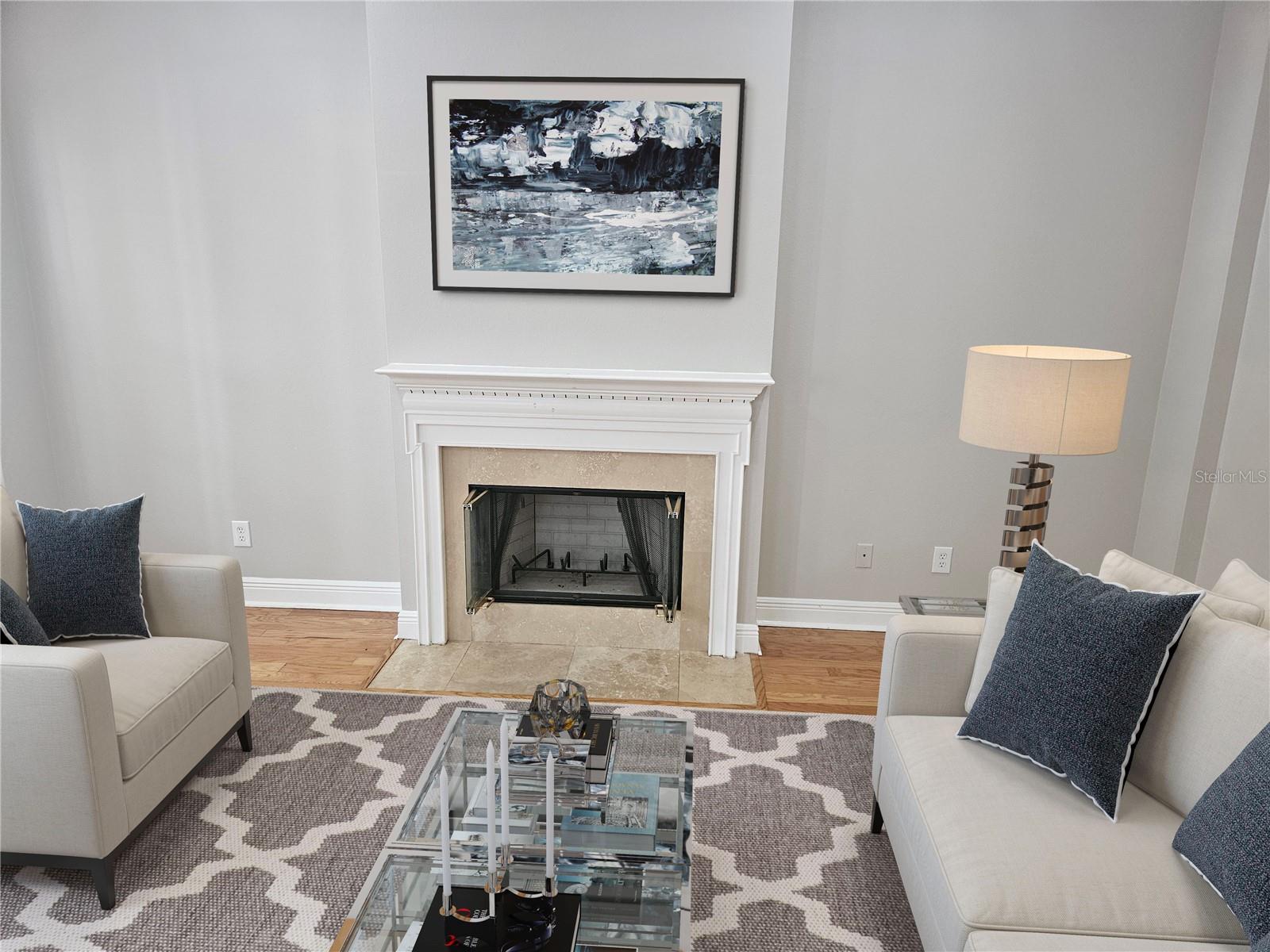 Staged Family room