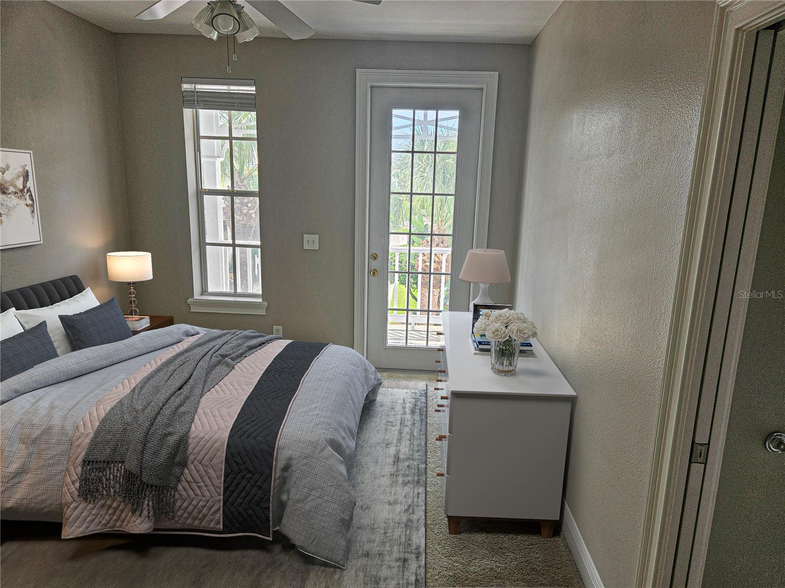 Staged Bedroom