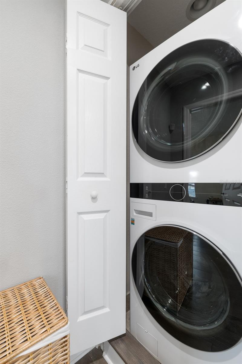 Laundry Closet on Second Floor