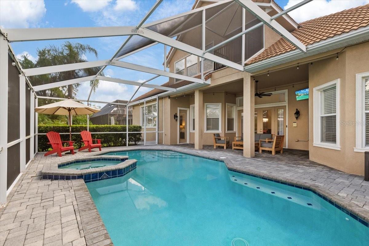 Pool and Jacuzzi