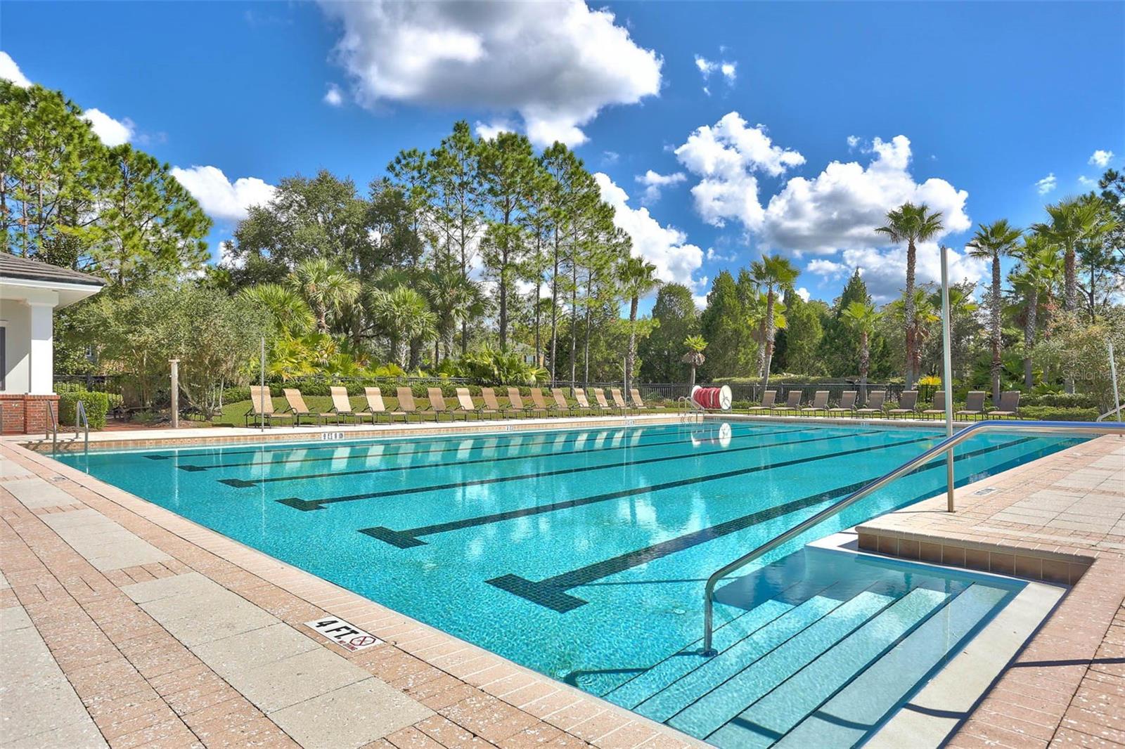 Separate Lap Pool area