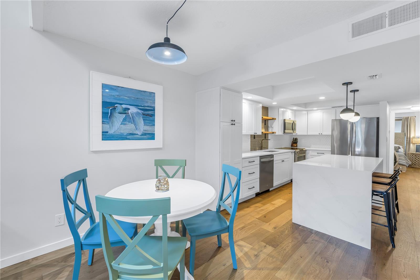 Dining area next to kitchen